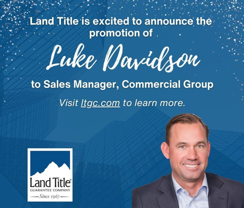 Luke Davidson Promoted to Sales Manager, Commercial Group